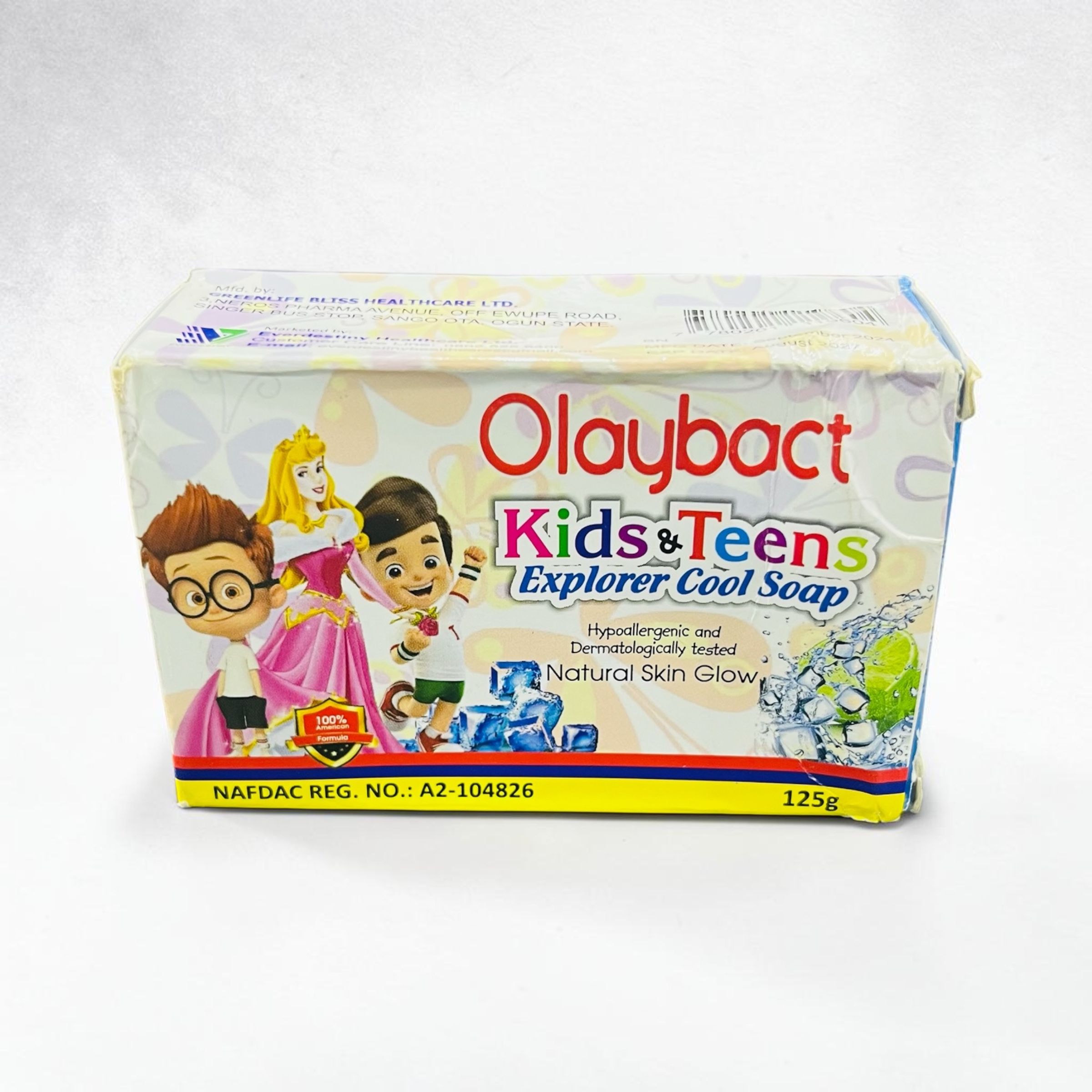 OLAYBACT KIDS &AMP; TEENS EXPLORER COOL SOAP 125G 